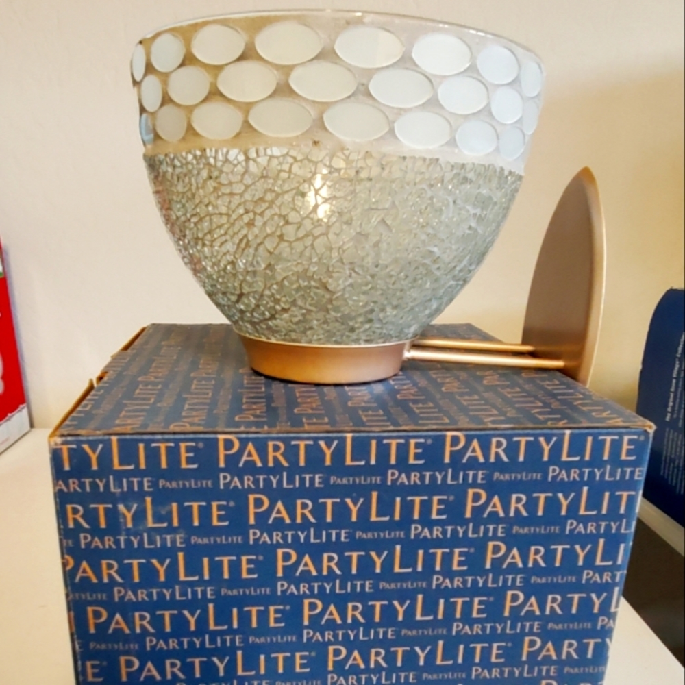 Partylite Crackle Sconces